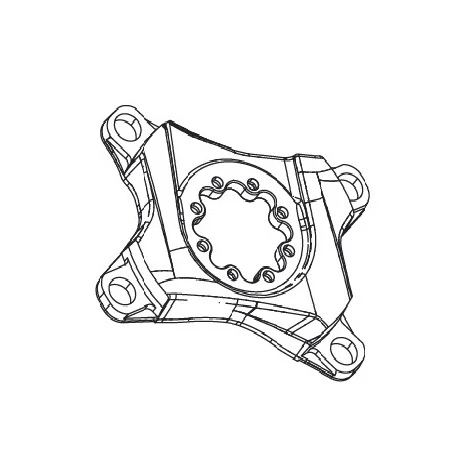 Guarnitura SRAM FORCE/RED 4 razze 107mm stella