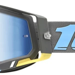 HDP26012893 Maschera cross 100% Racecraft 2 blu trasparente