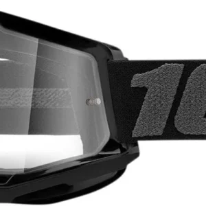 HDP26012924 Maschera cross 100% Strata 2 nero trasparente