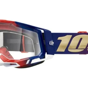 HDP26013076 Maschera cross 100% Racecraft 2 UNITED trasparente