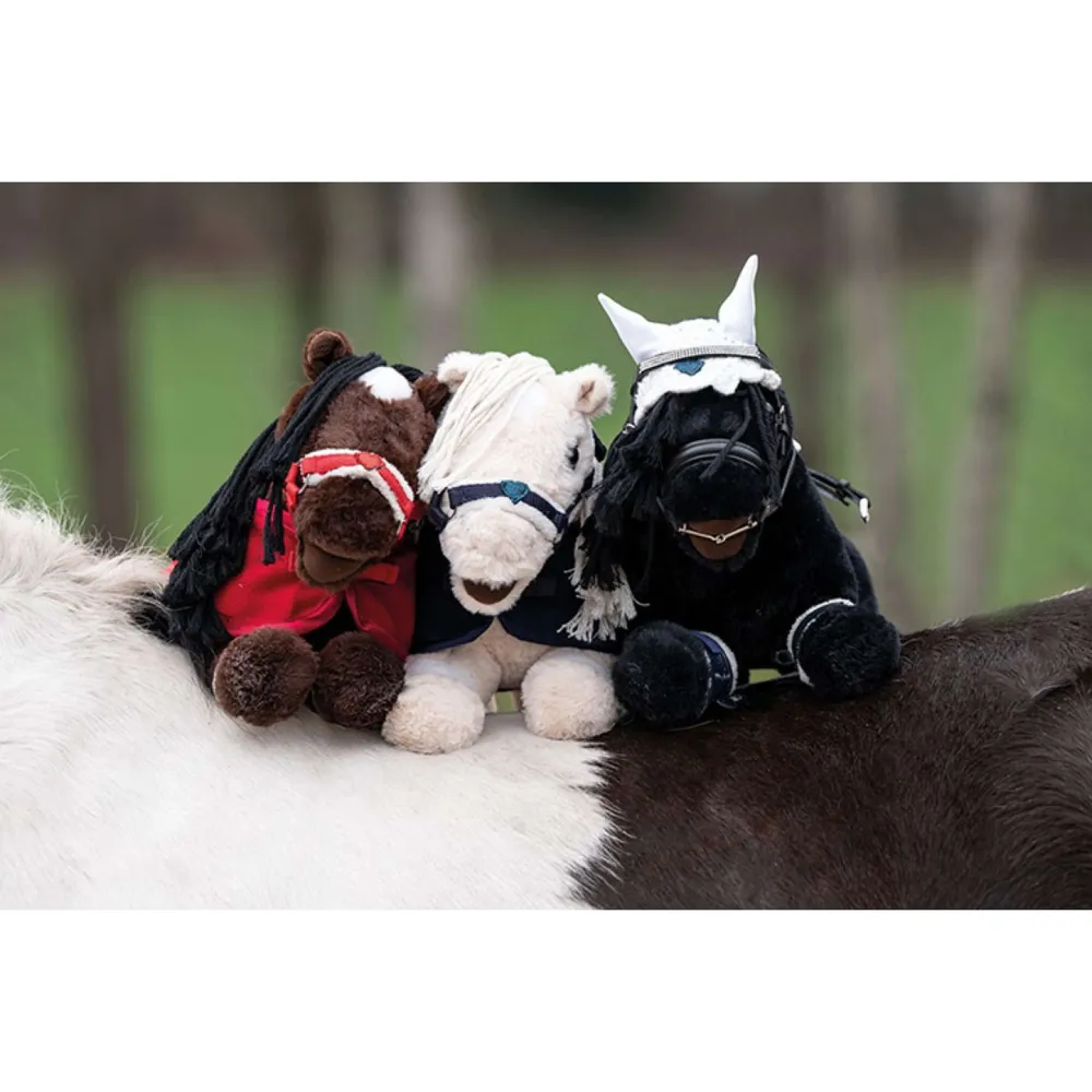 HKM Pony Peluche Marrone scuro
