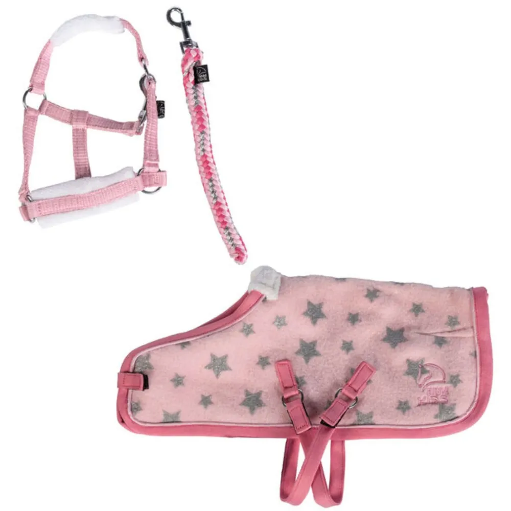 HKM Pony Peluche Starterset Rosa