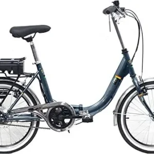 I-bike fold bicicletta elettrica pedalata assistita pieghevole adulto taglia unica unisex verde