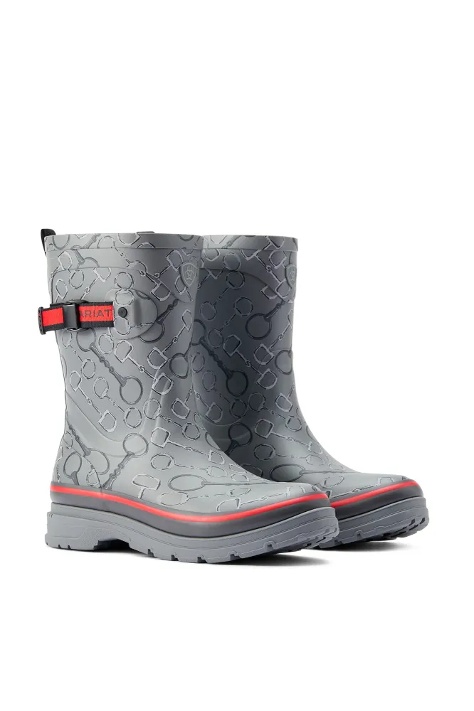 Kelmarsh Mid Stivali gomma donna Grey 40