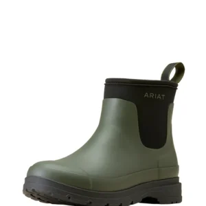 Kelmarsh Shortie stivale gomma corto da donna Dark Olive 42,5