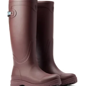 Kelmarsh stivali gomma da donna Maroon Dark Red 37,5