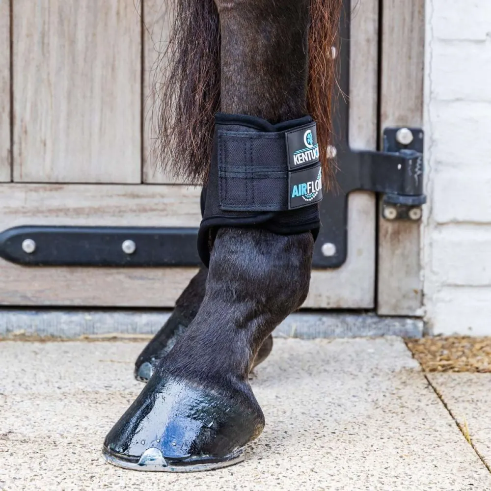 Kentucky Horsewear Stivali da completo 3D Air Flow Delicato sulla pelle Short Hind Nero