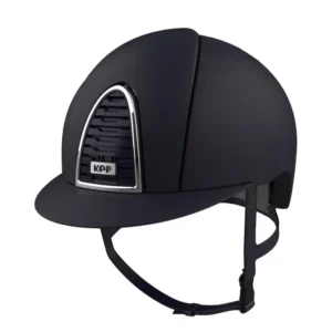 KEP Cromo 2.0 Textile/Raw casco da equitazione con visiera extra, compatibile con app Blue 051-x-058