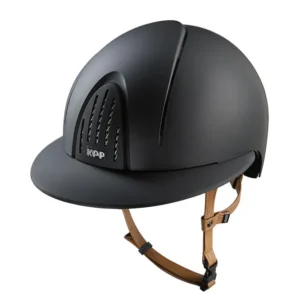 KEP NOVA ABS Matt/Beige Polo casco da equitazione Black/Beige 051-x-058