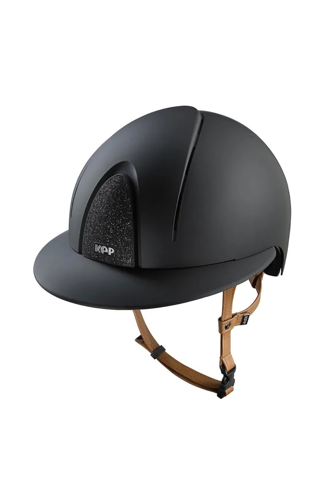 KEP NOVA ABS Matt/Beige/Star Polo casco da equitazione Black/Beige 059-x-062