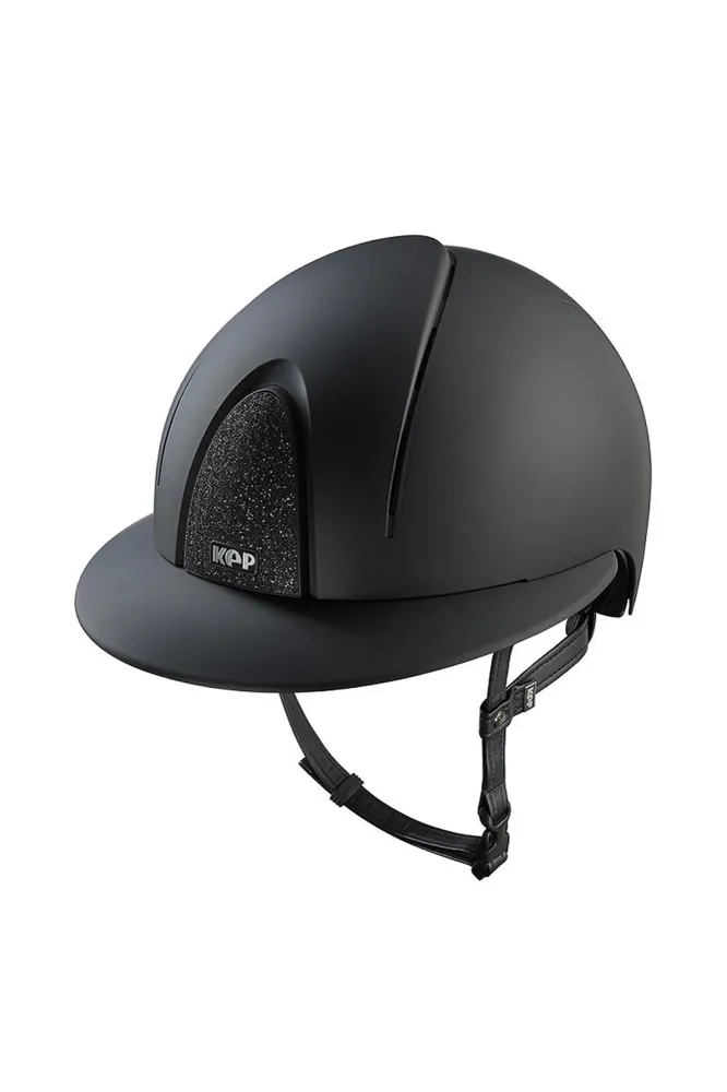 KEP NOVA ABS Matt/Star Polo casco da equitazione Black 059-x-062