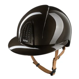 KEP NOVA ABS Metal Polish/Beige Polo casco da equitazione Brown 051-x-058