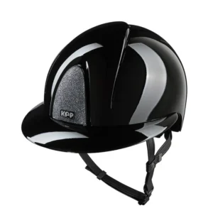 KEP NOVA ABS Metal Polish/Star/Silver Polo casco da equitazione Black 051-x-058