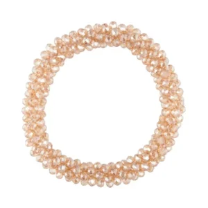 Kiki scrunchie con decorazione di cristalli Gold Taglia unica