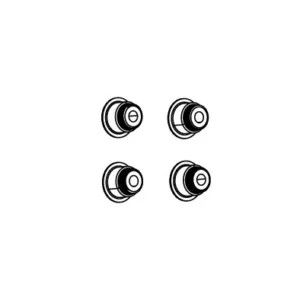 Kit di bulloni SRAM per motore guarnitura BOSCH/FAZUA (x4)