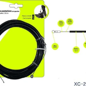 Kit 2 Pz Cavo Filo Freno Con Guaina Posteriore Universale Per Bicicletta Xc-2623