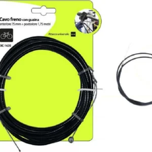 Kit Cavo Filo Per Freno Con Guaina Anteriore Posteriore Per Bicicletta Xc-1635