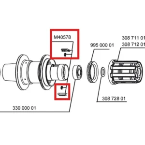Kit nottolini MAVIC per corpo ruota libera FTS-L Road