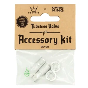 Kit tappi valvola e dadi argento PEATY'S