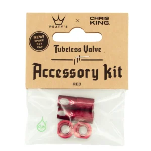 Kit tappi valvola e dadi rossi PEATY'S