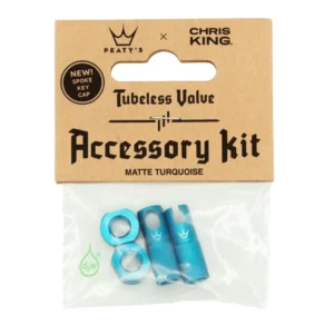 Kit tappi valvola e dadi turchese PEATY'S