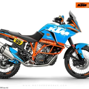 KTM 1190 Adventure GRAFICHE - "WAYPOINTER" (Ocean)