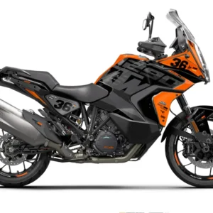 KTM 1290 Super Adventure GRAFICHE - "Frontier" (Nero/Arancione)