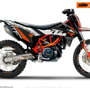 KTM 690 Enduro GRAFICHE - "RR-Tech 2.0.2.2" (Bianco)