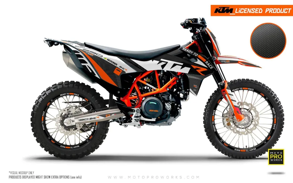 KTM 690 Enduro GRAFICHE - "RR-Tech 2.0.2.2" (Bianco)