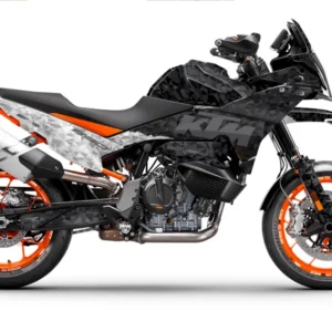 KTM 890 SMT GRAFICHE - "Polyatomic" (Nero/Bianco)