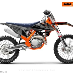 KTM XC / XC-F / XC-W GRAFICHE - "Ripple" (Nero)
