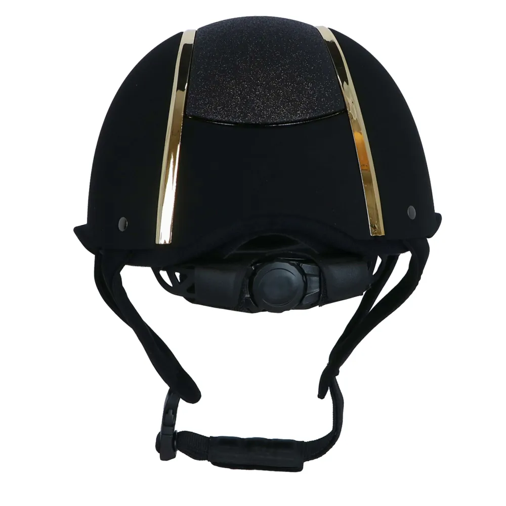 Lami-Cell Casco da equitazione Artemis Nero/Champagne