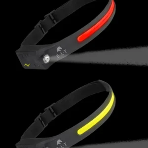 Lampada frontale LED con sensore ELT Black Taglia unica