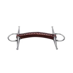 Leather Full Cheek Dritto Brown 125 mm