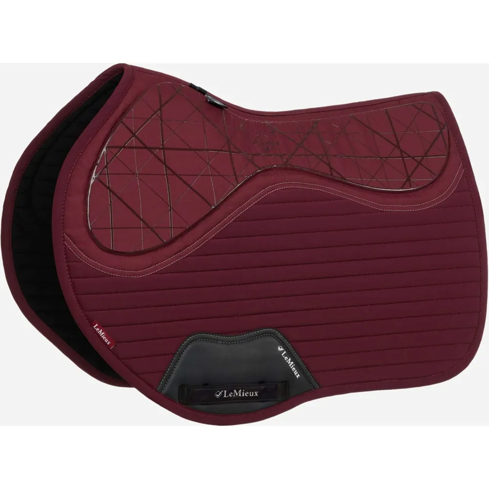 LeMieux Sottosella Soft Shell Anti Slip Borgogna