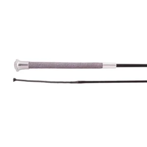Libra frustino da dressage con impugnatura fashion Black/Silver 100