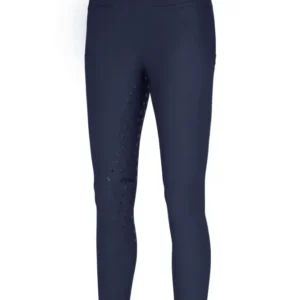 Linnett Leggings da equitazione donna senza cuciture con vita alta e grip integrale Nightblue 44
