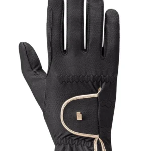 Lona guanti da equitazione Black/Gold 6
