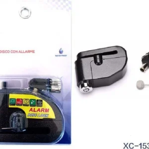 Lucchetto Antifurto Bloccadisco Con Allarme Sonoro 110db Per Moto Bici Xc-1534