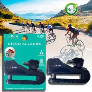 Lucchetto Blocca Disco Con Allarme Sonoro Sicurezza Antifurto Moto Bici Cx-9566