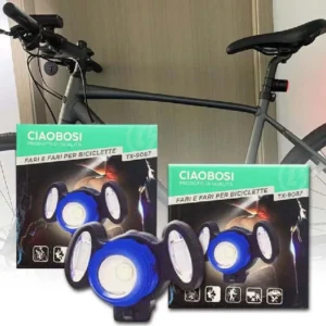 Luce Bici Da Testa Faretto Regolabile Led Fari Biciclette Impermeabile Tx-9087