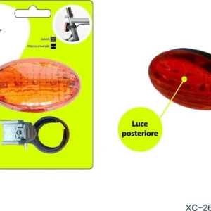 Luce Posteriore Per Bici Fanale Fanalino Bicicletta Attacco Universale Xc-2643