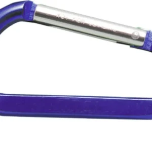 MAGGI GROUP - MOSCHETTONE ALLUMINIO COLORATO 4,5MM CON ANELLO PORTACHIAVI - COLORI ASSORTITI