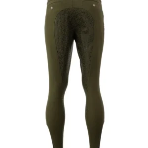 Maikel pantaloni da equitazione da uomo con full seat silicone Forest Green 52