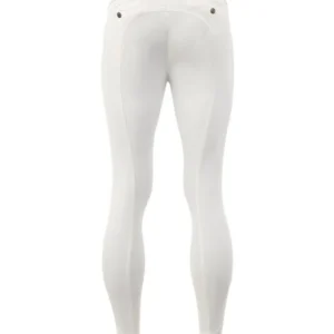 Maikel pantaloni da equitazione da uomo con knee grip silicone Snow white 54