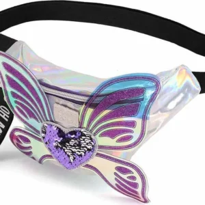 MARSUPIO OH MY POP! ARGENTO MARSUPIO SCINTILLANTE WAIST WINGS