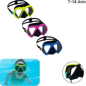 Maschera Eversea Dive Lenti Policarbonato 7-14 Anni Colori Assortiti 22040
