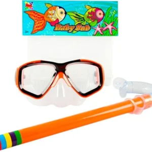 Maschera Per Bambini Con Tubo Boccaglio Immersioni Mare Piscina Estate Baby Sub