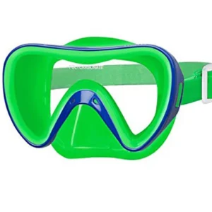 Maschera da sub siliter per ragazzi turtle colore verde