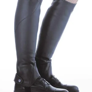 Mezze ghette pelle oliata Remus Black M
